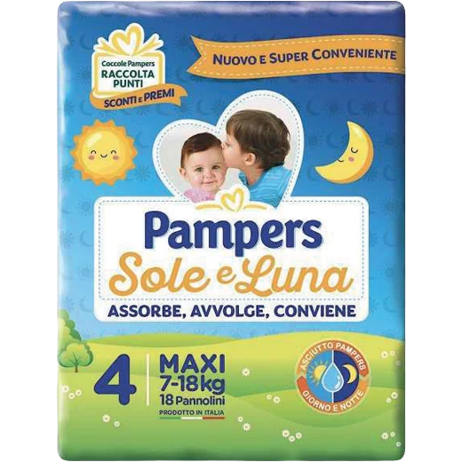 PAMPERS Sole e Luna pannolini