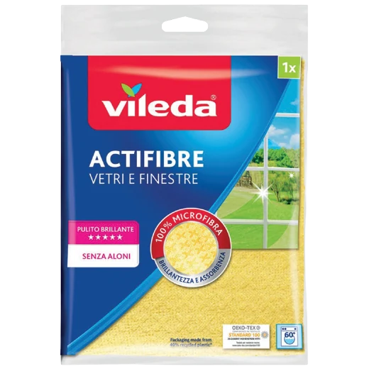 VILEDA Panno Actifibre vetri