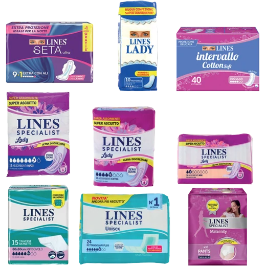 LINES Assorbenti Seta Ultra